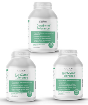 CuraZyme Tolerance – NEW – For Food Intolerances Special Offer