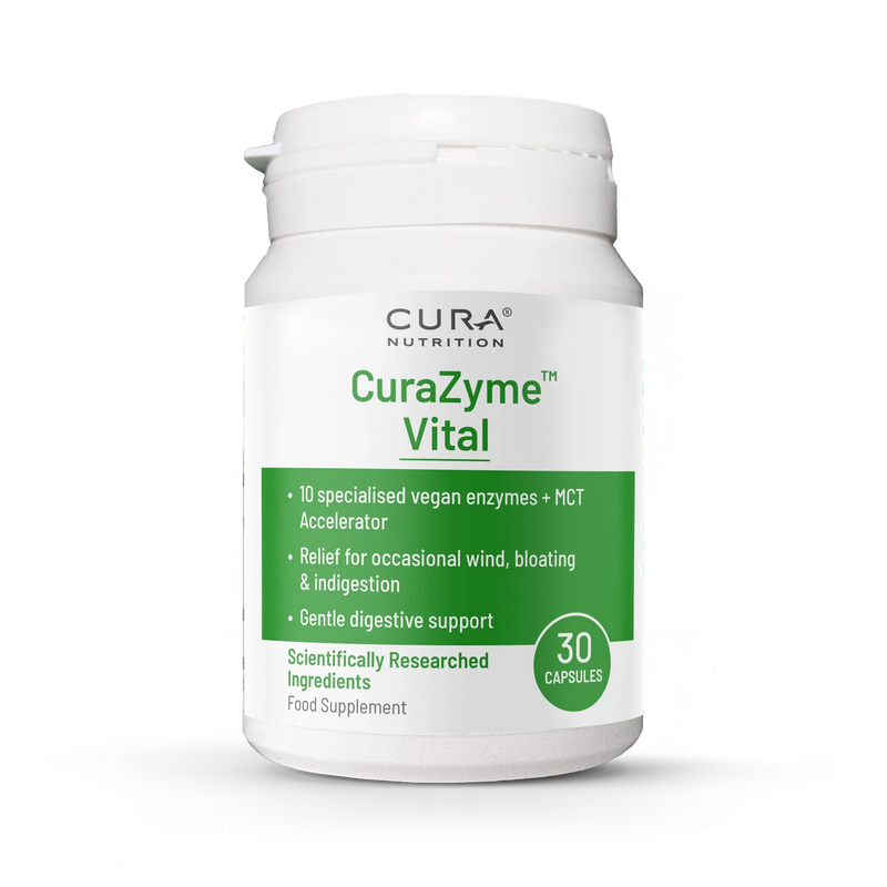 NEW – CuraZyme Vital – Gentle Digestive Relief, 3 for the price of 2