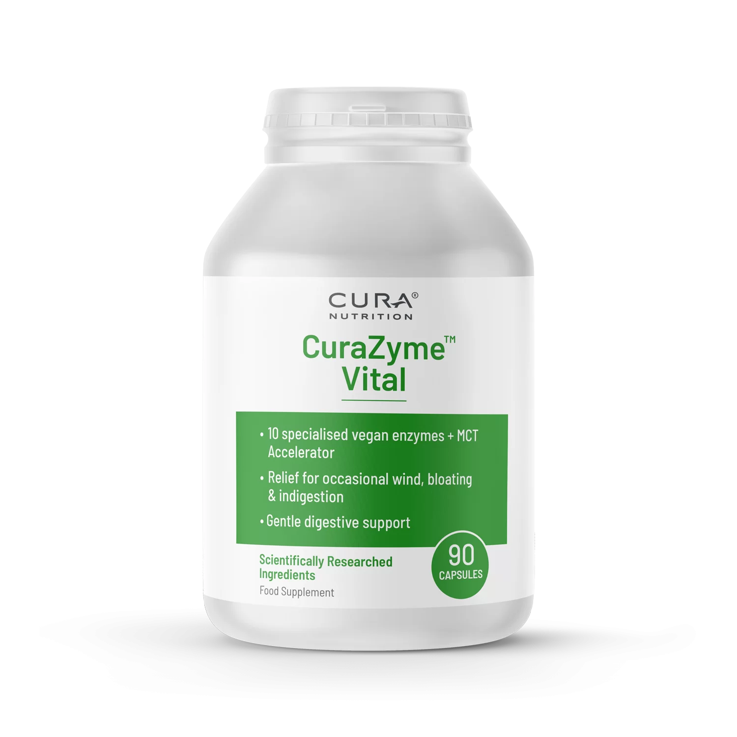 NEW – CuraZyme Vital – Gentle Digestive Relief Special Offer 3 for the price of 2