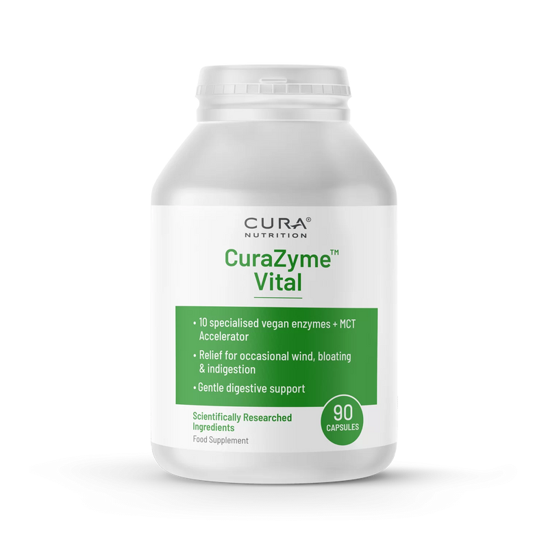 NEW – CuraZyme Vital – Gentle Digestive Relief Special Offer 3 for the price of 2